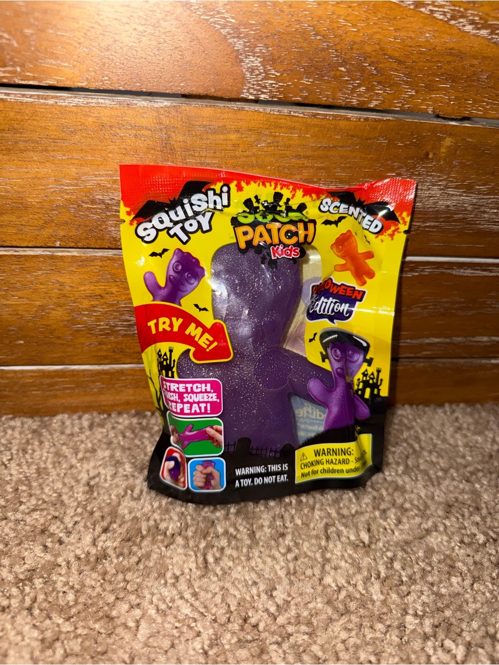 Sour Patch Halloween edition Scented Purple Squishi Toy